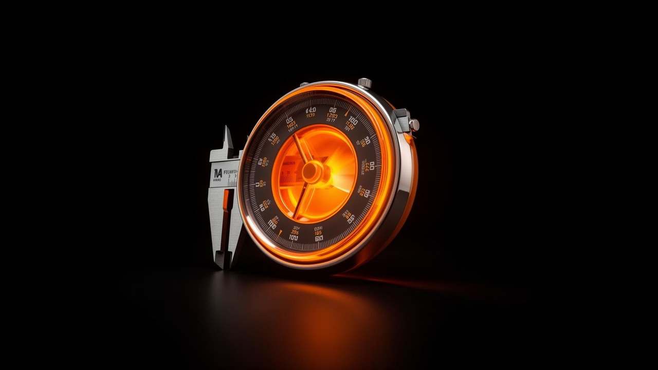 Orange calculator with a price tag emerging.