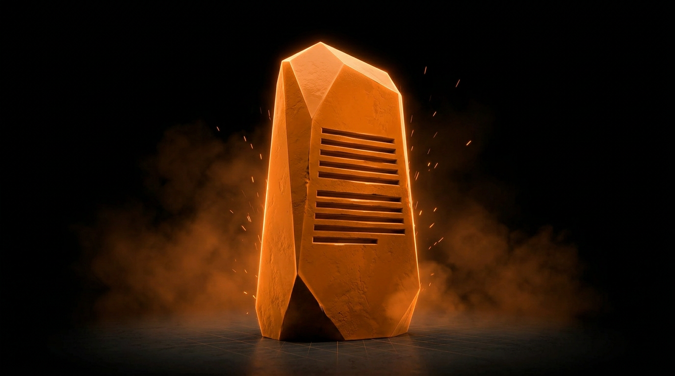 Glowing orange checklist icon on a black background — ground rules for Amazon promotions.