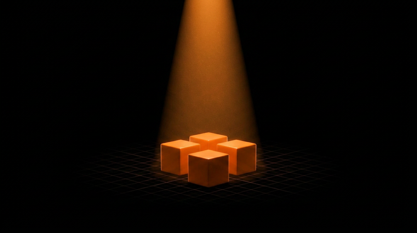 Orange bracket grouping three product card icons together, representing a product selection.